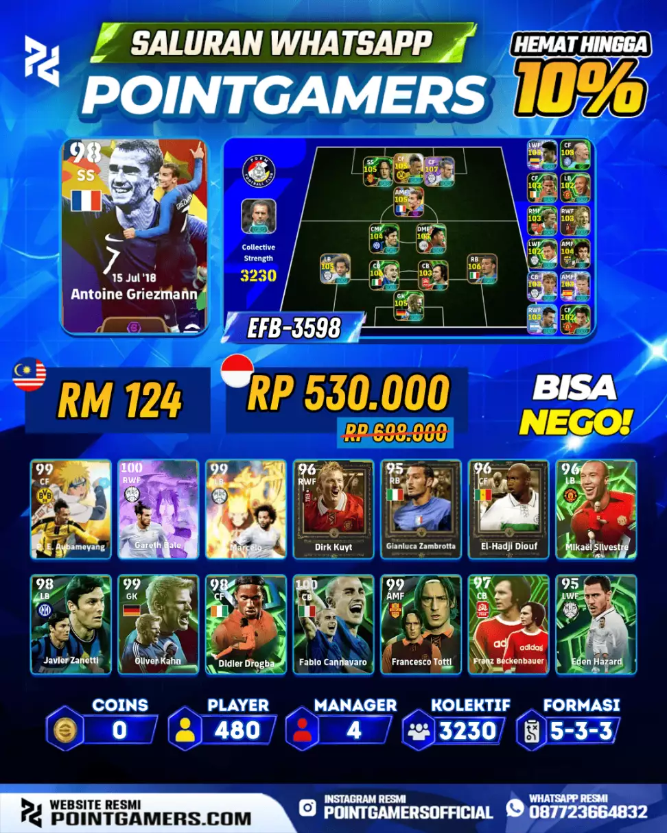 EFB-3598 - ANTOINE GRIEZMAN 98