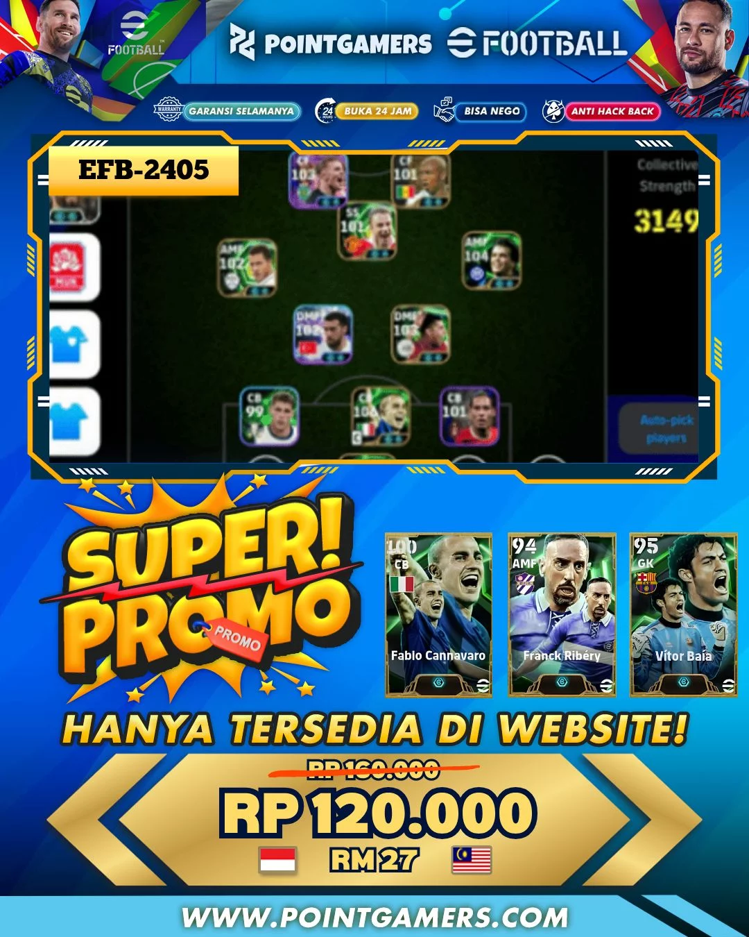 EFB-2405 - PROMO FABIO CANNAVARO 100