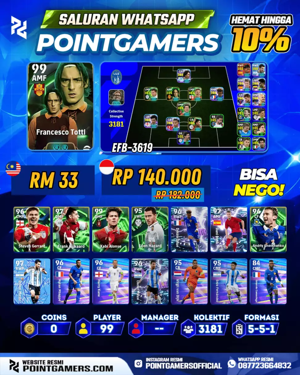 EFB-3619 - FRANCECO TOTTI 99