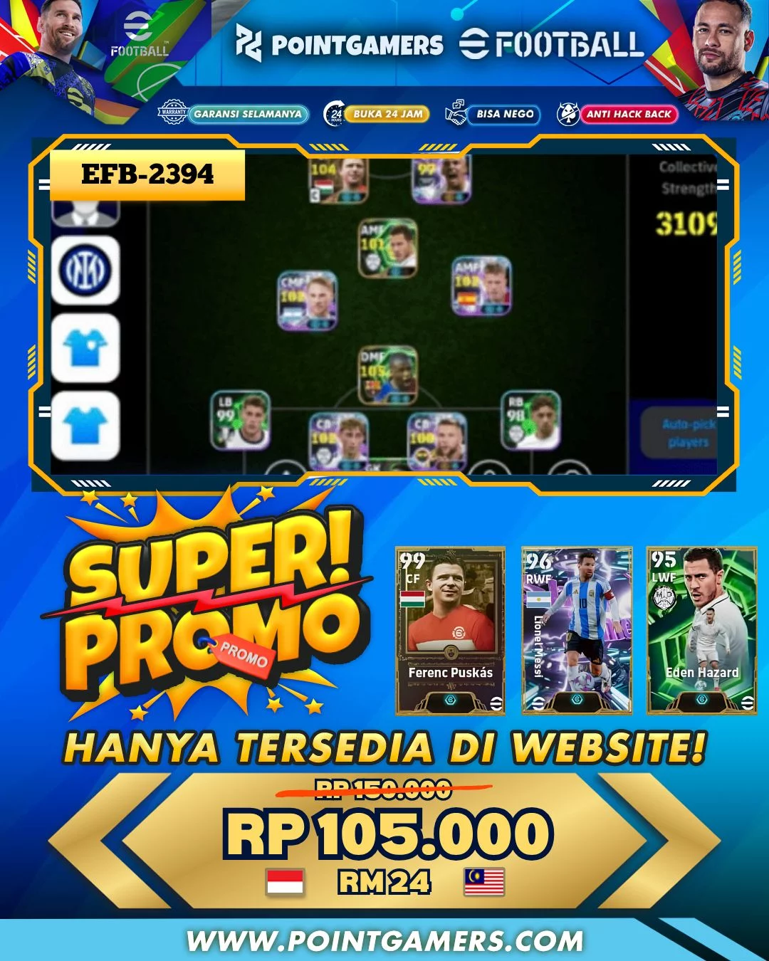 EFB-2394 - PROMO FERENC PUSKAS 99