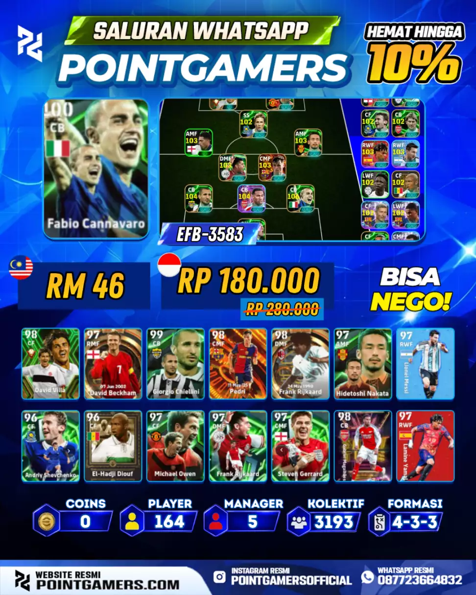 EFB-3583 - FABIO CANNAVARO 100