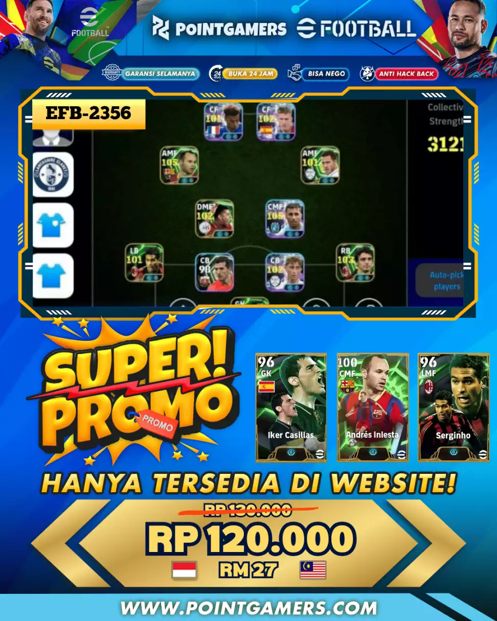 EFB-2356 - PROMO ANDRES INIESTA 100