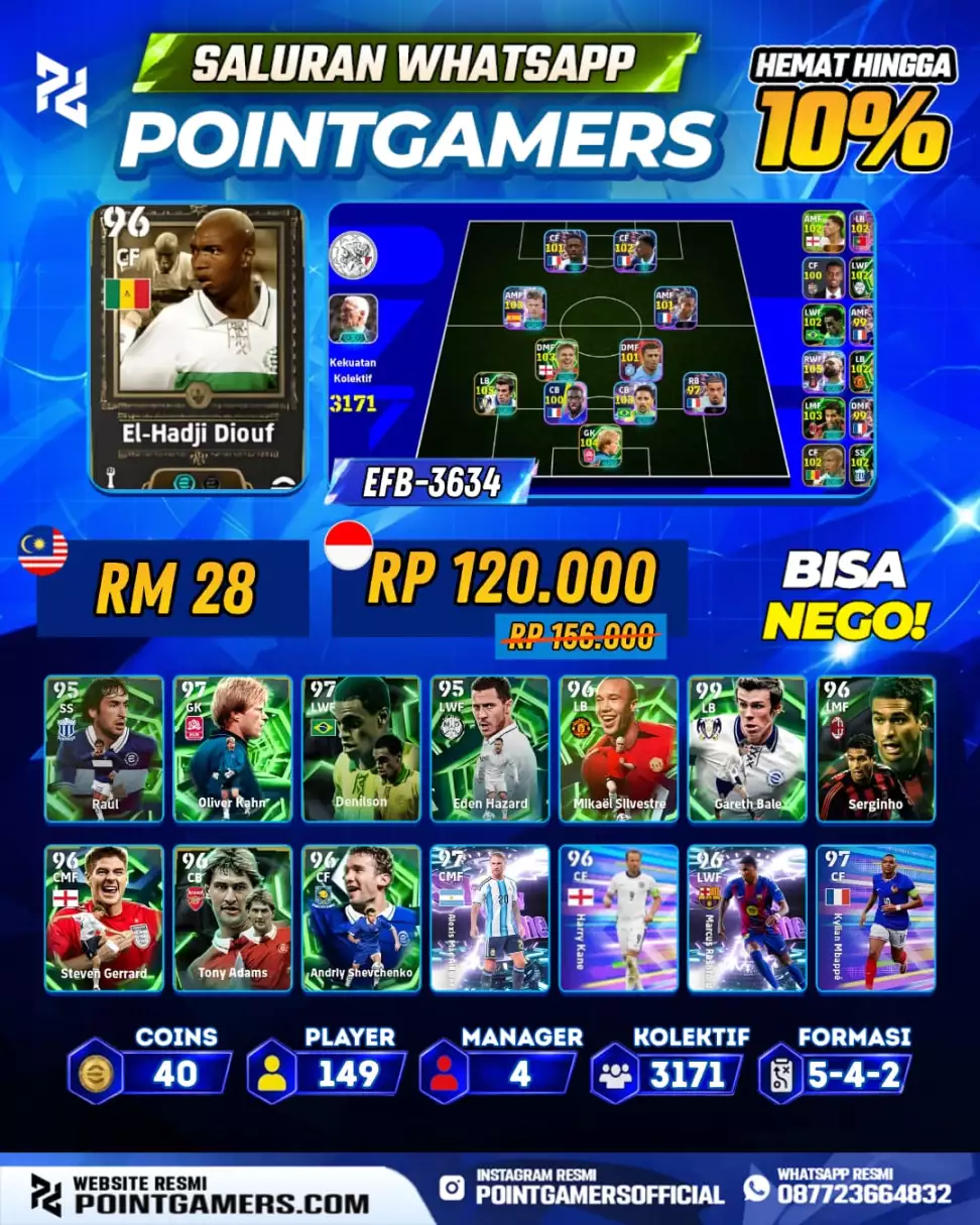 EFB-3634 - EL HADJI DIOUF 96