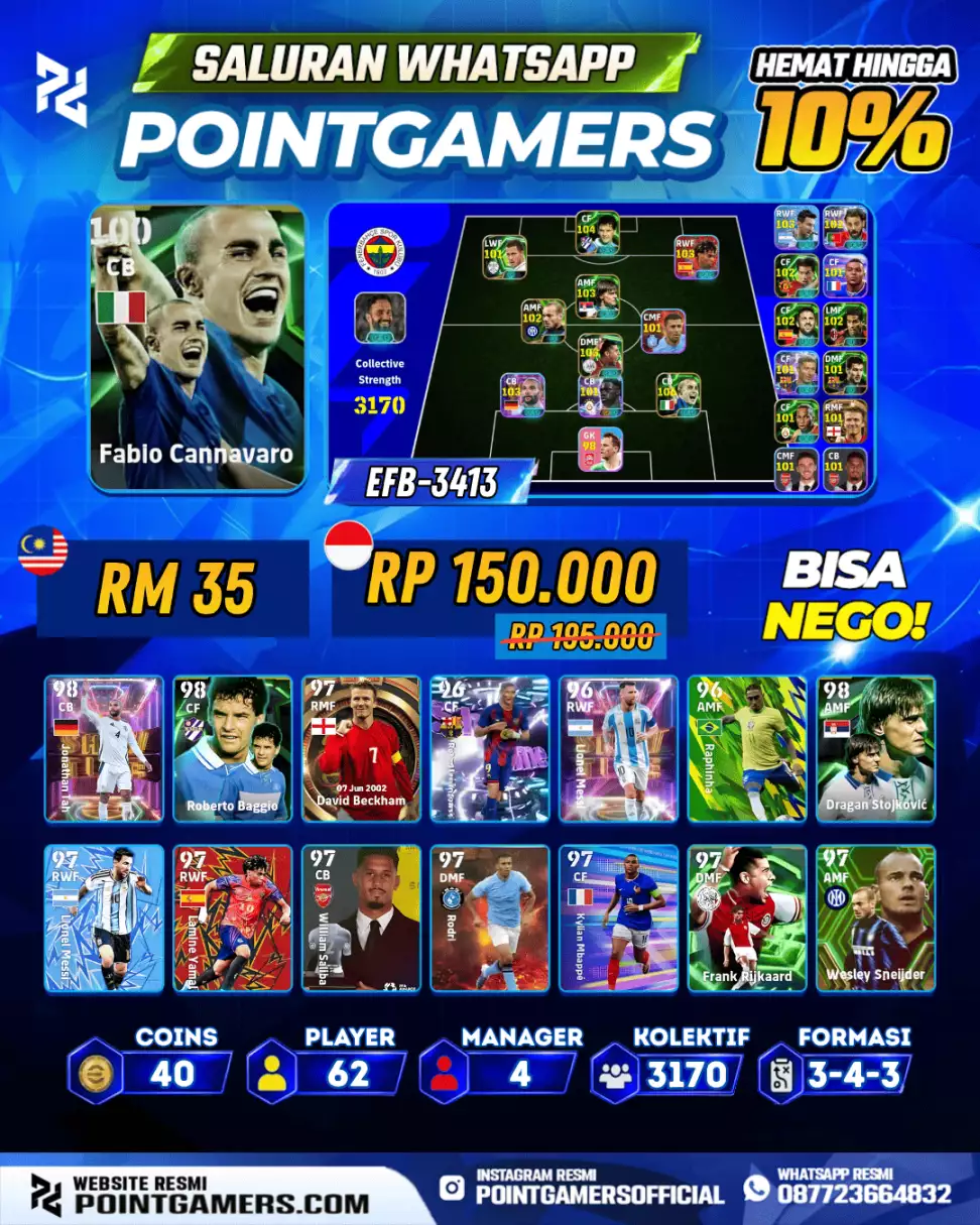 EFB-3413 - FABIO CANNAVARO 100