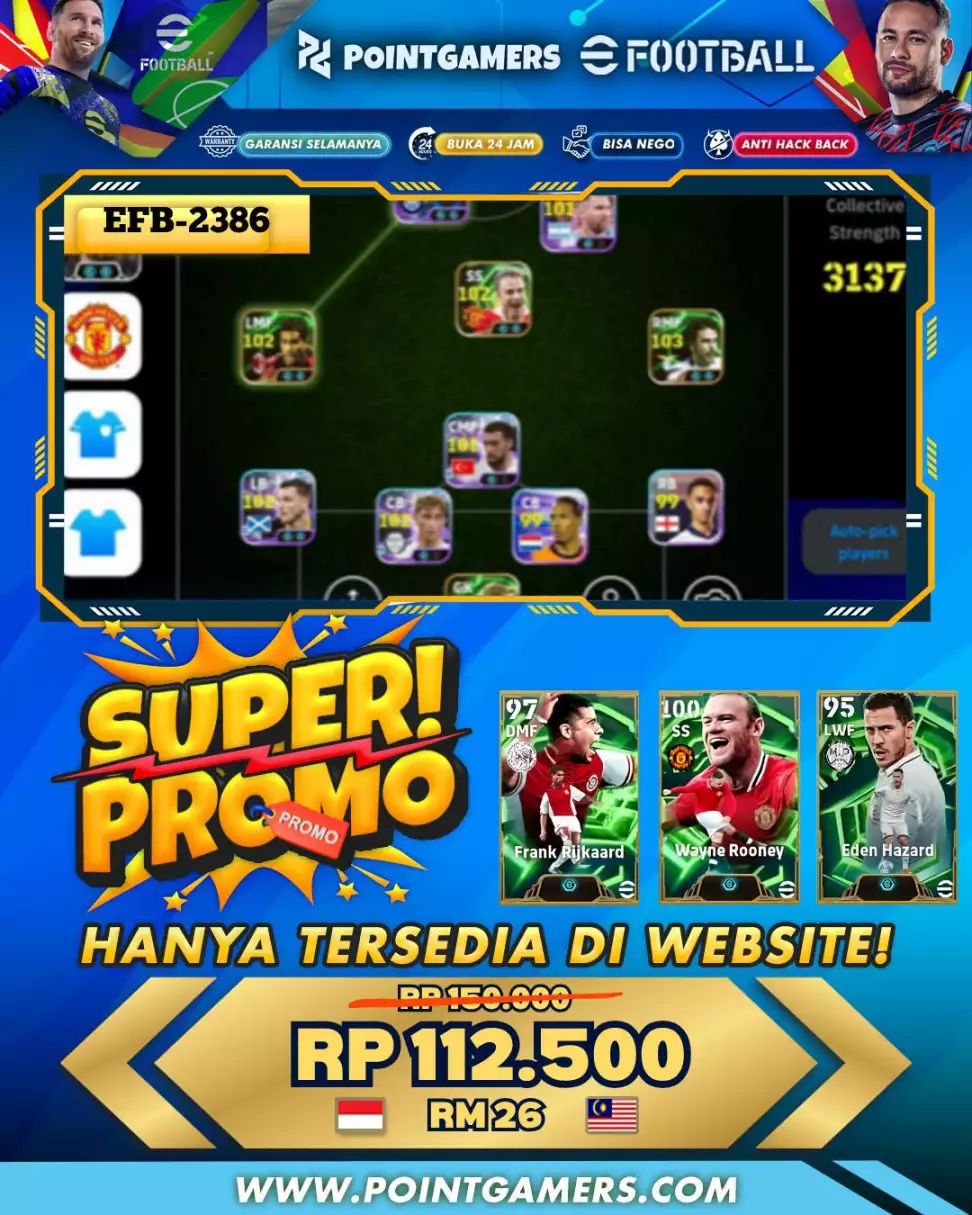 EFB-2386 - PROMO WAYNE ROONEY 100