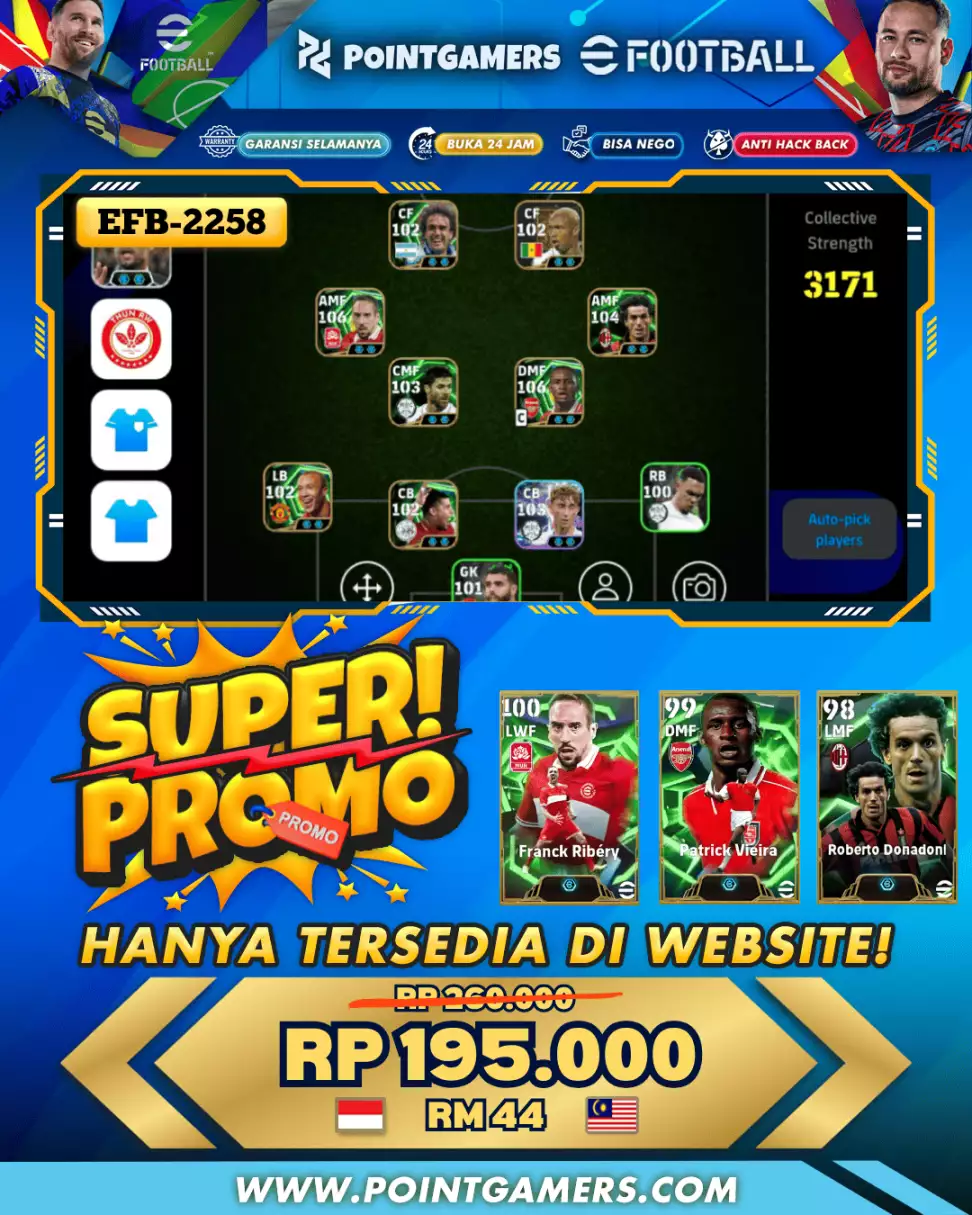 EFB-2258 - PROMO FRANCK RIBERY 100
