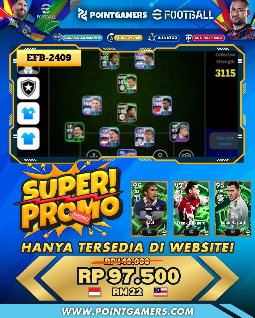 EFB-2409 - PROMO FRANK RIJKAARD 97