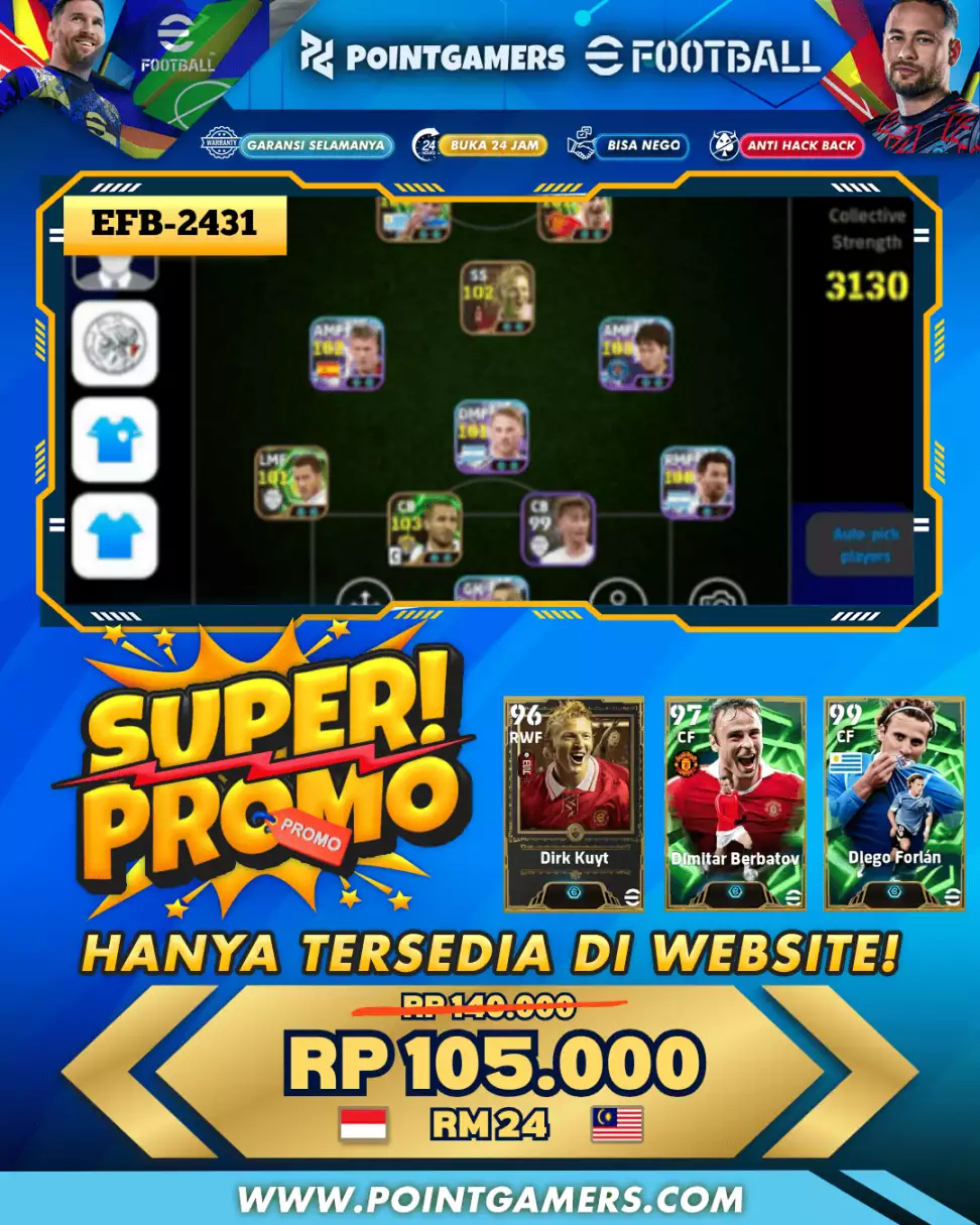 EFB-2431 - PROMO DIEGO FORLAN 98