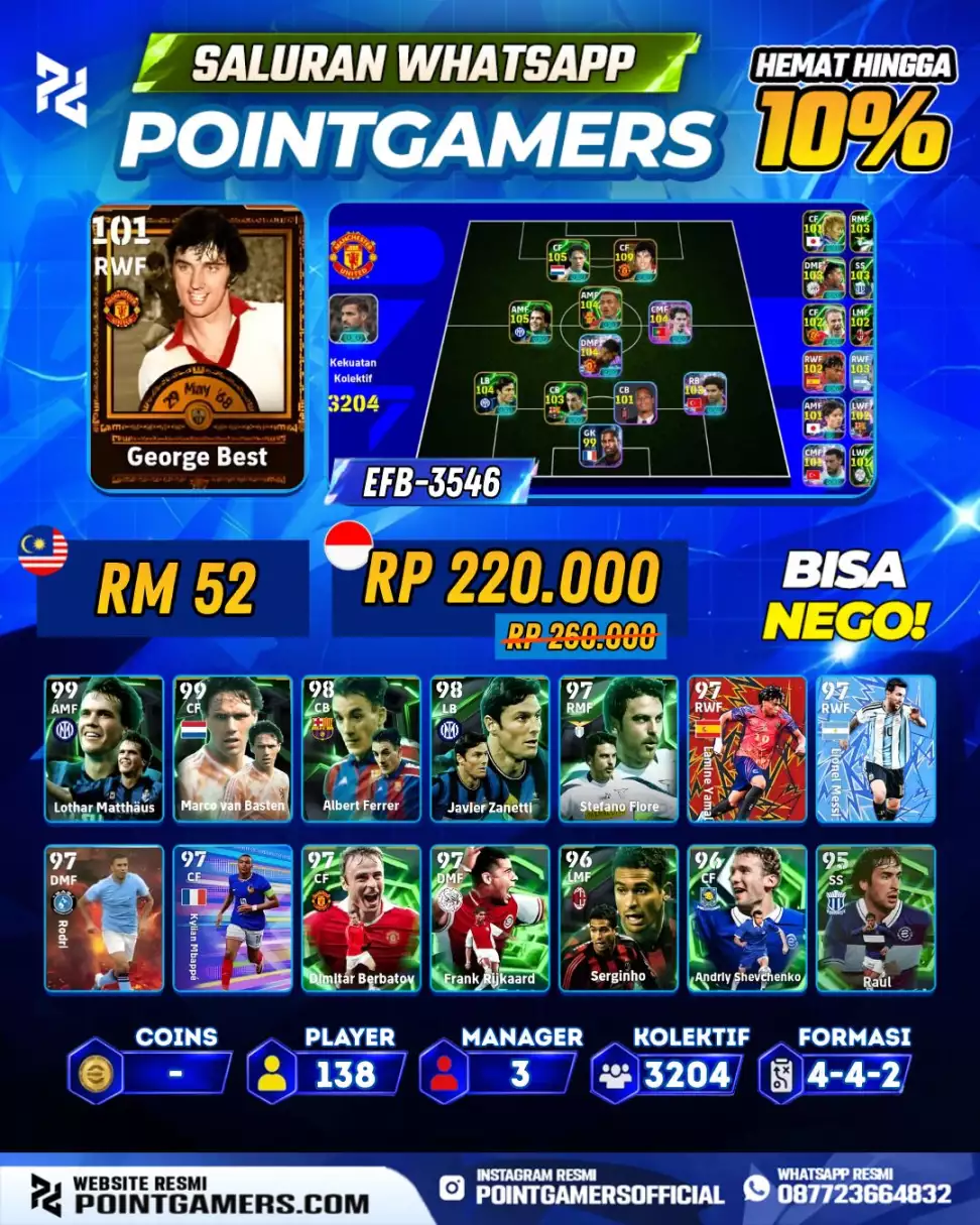 EFB-3546 - GEORGE BEST 101