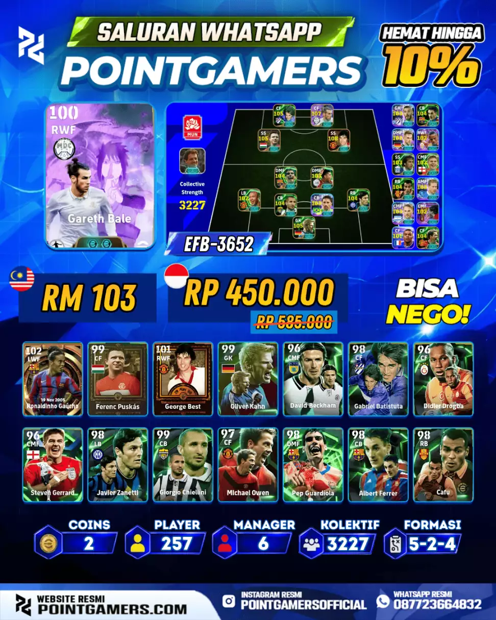 EFB-3652 - GARETH BALE 100
