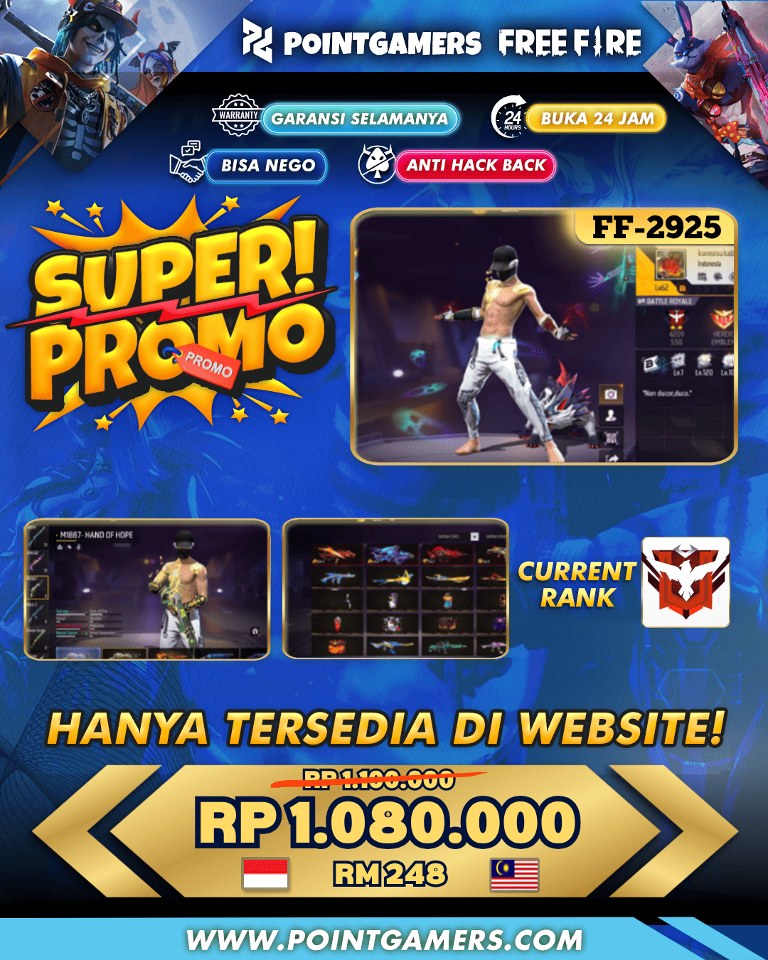 FF-2925 - PROMO MAX 3, SG 2 LUMUT,METEOR, MAMBA