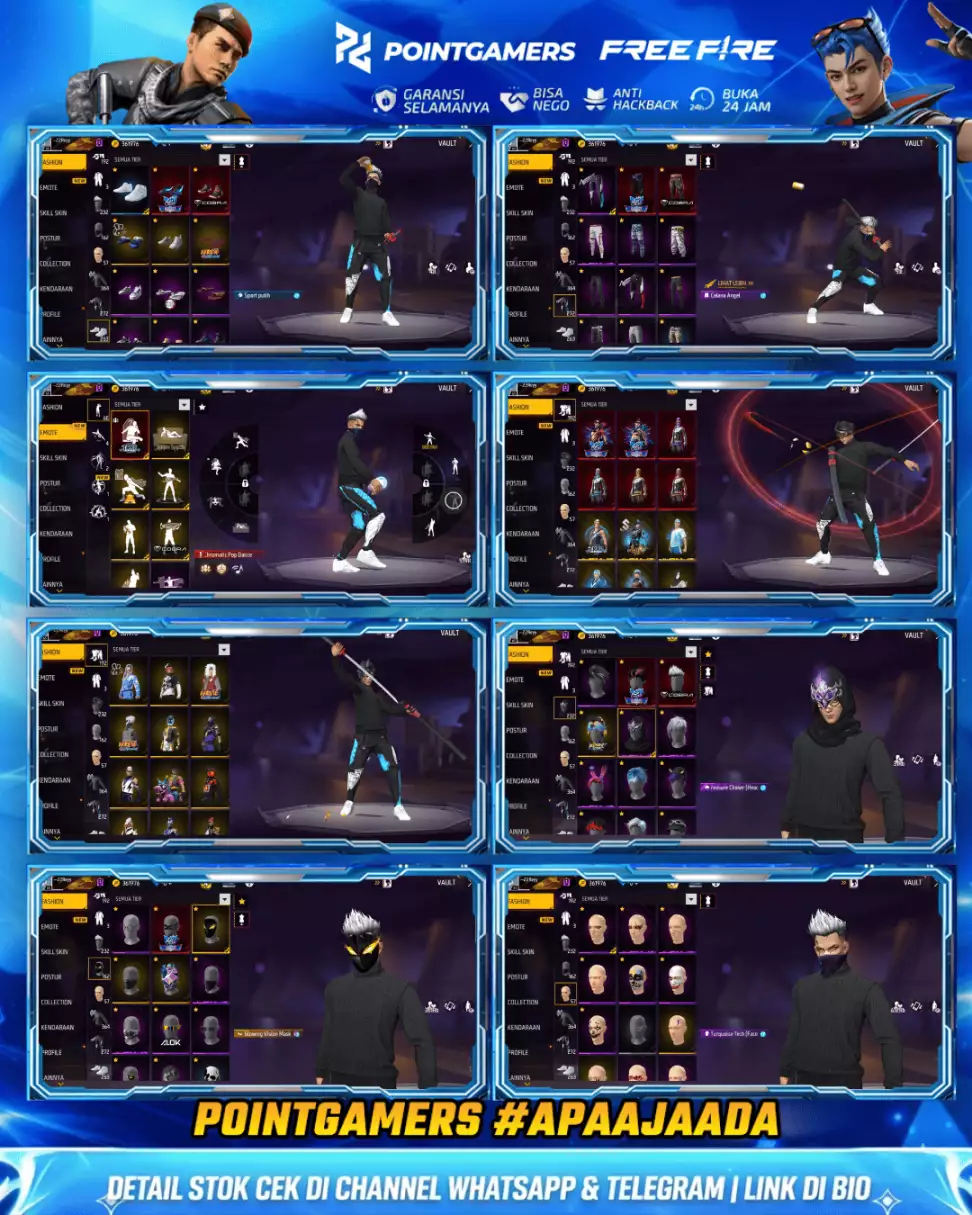 EVO 7 MAX 4, SG2 5 RASA EVO LUMUT MAMBA BUNNY PELURU SUCI 2