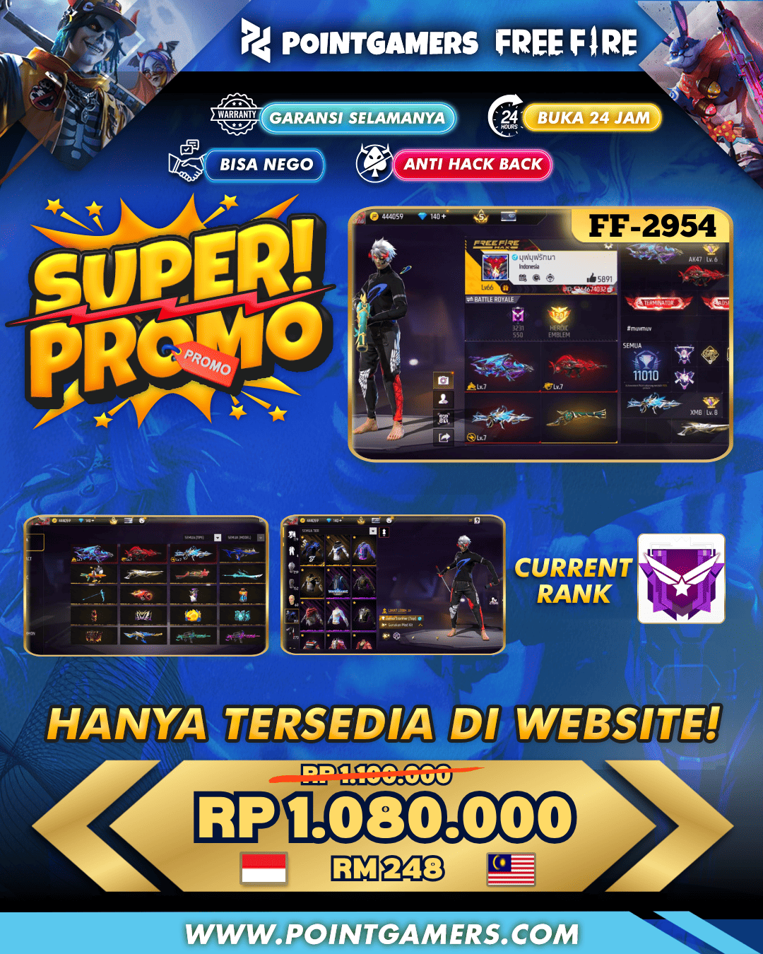 FF-2954 - PROMO MAX 3, SG 2 TROMPET, SG 2 GURUN PASIR