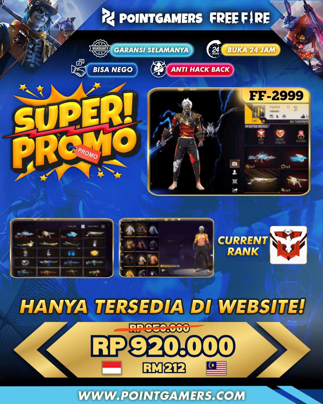 FF-2999 - PROMO 3 EVO GUN 2 MAX, SG 6 RASA
