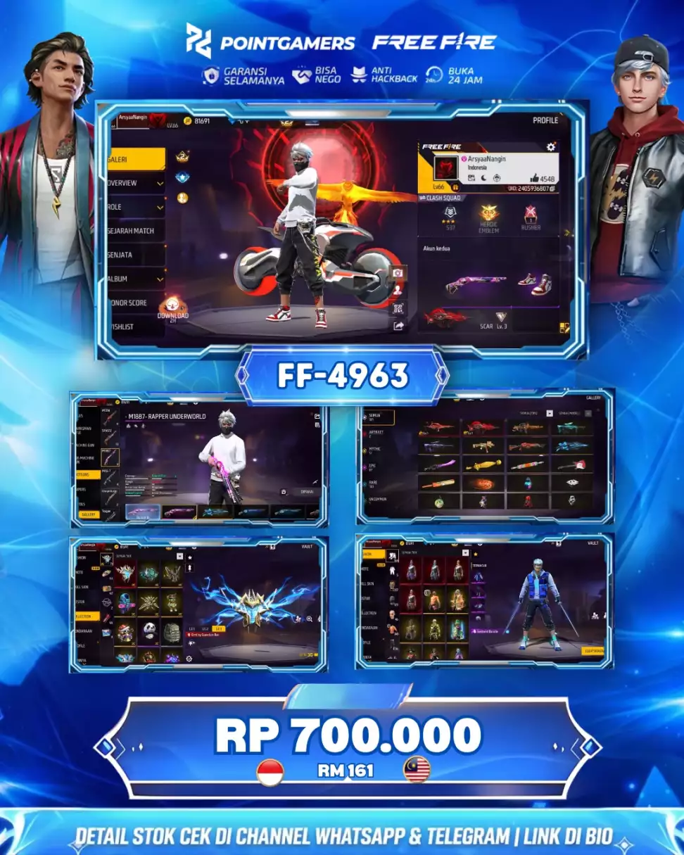 FF-4963 - MAX 1 EVO 2, SG 2 : RAPPER, AQUA, MAMBA, BUNNY