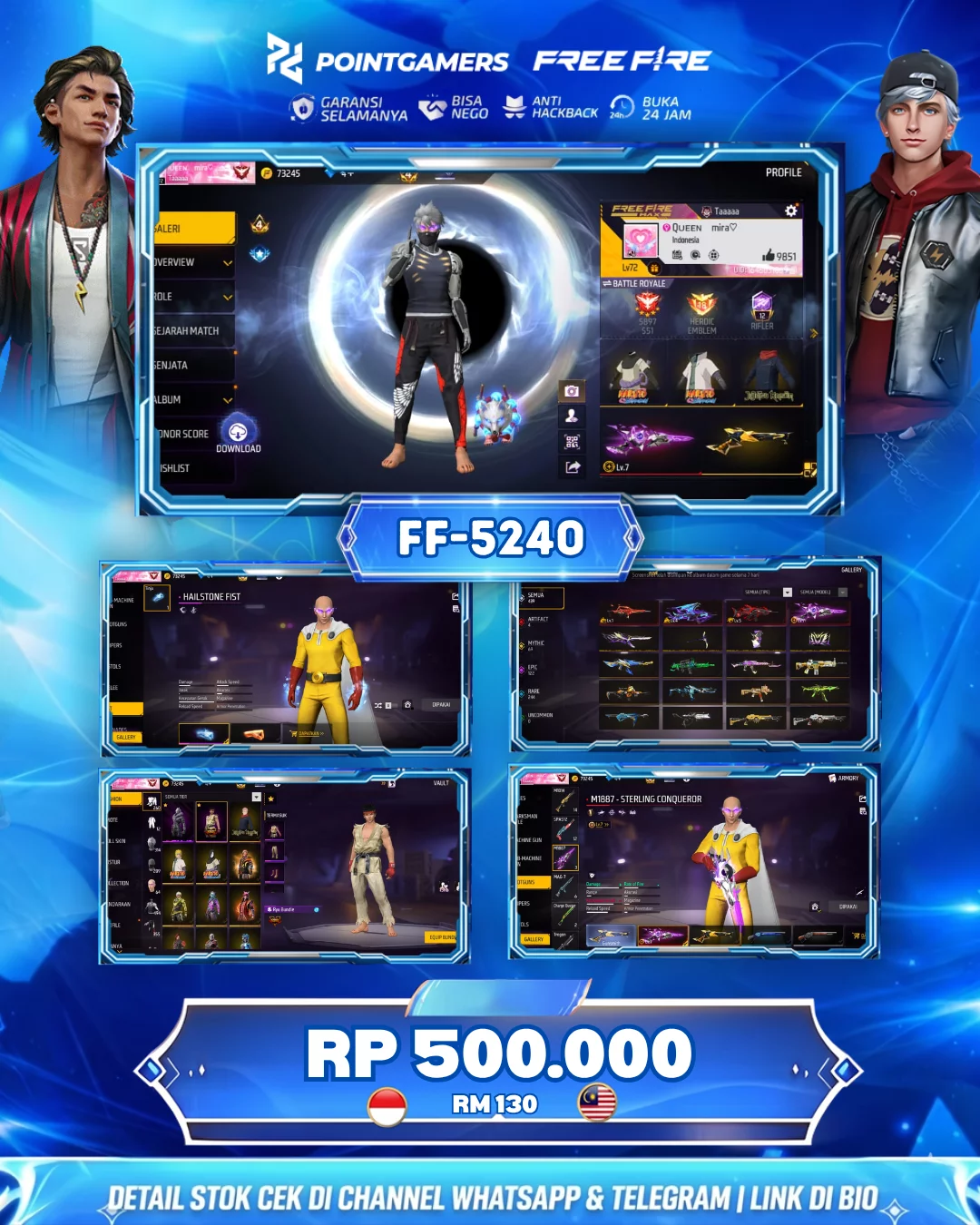 FF-5240 - EVO 4, MAX 1, SG 2 :EVO,GOLDEN,MAMBA