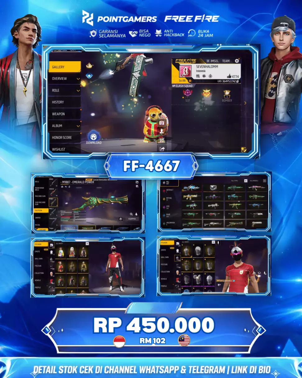 FF-4667 - 1 EVO MAX, SG2 KNALPOT 2RASA