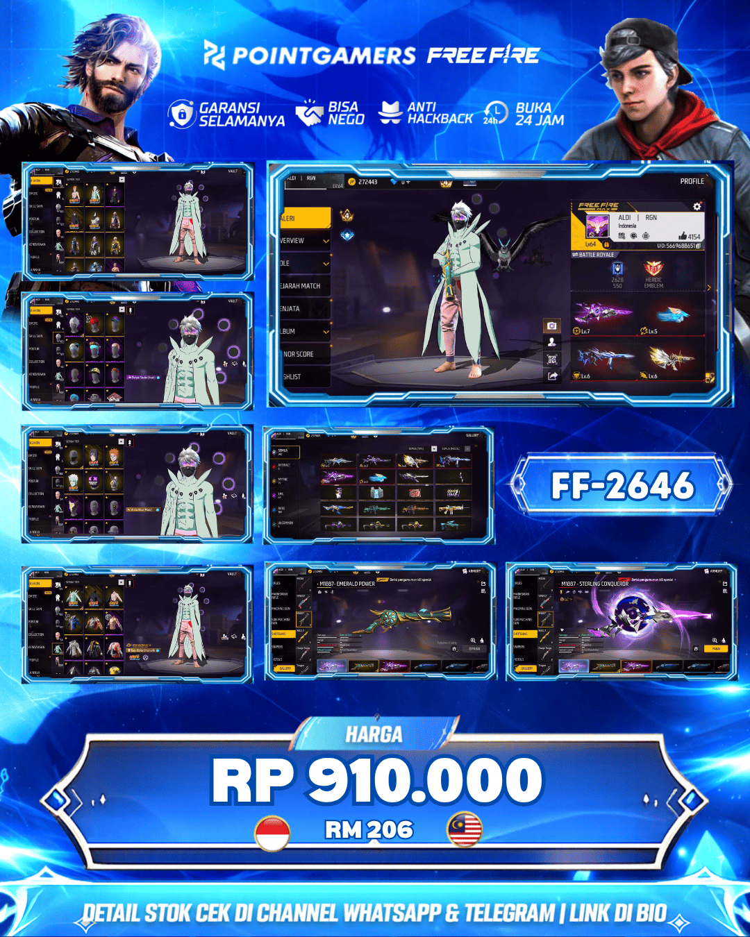 FF-2646 - 6 EVO GUN  2 MAX OTW 4, SG 2 EVO GUN