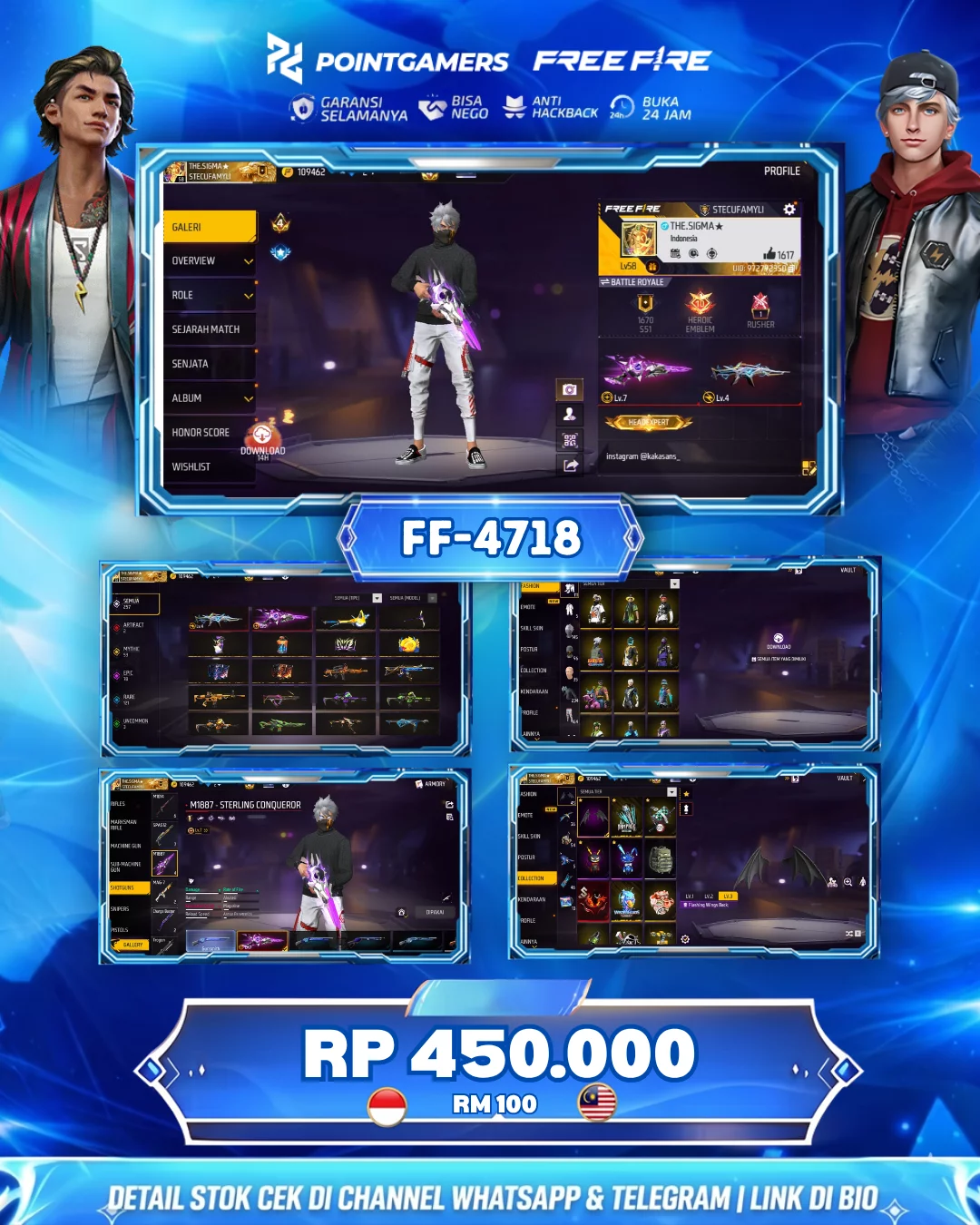 FF4718 - EVO 2 MAX 1, SG2 EVO BUNNY