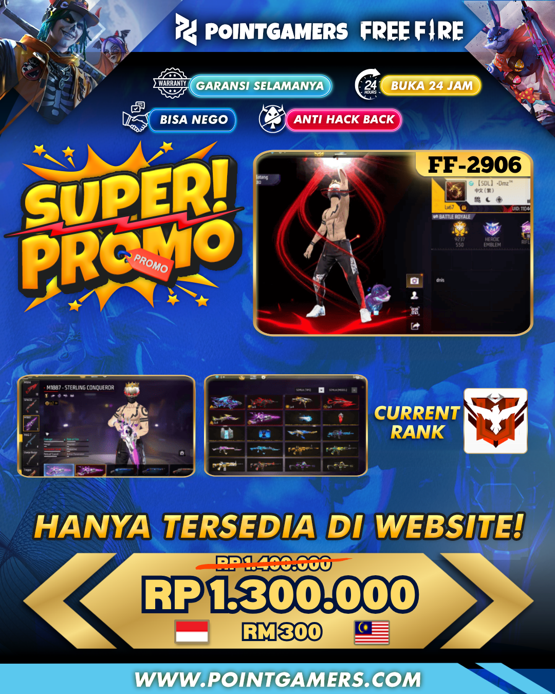 FF-2906 - PROMO MAX 3, SG 2 :EVO,  MAMBA