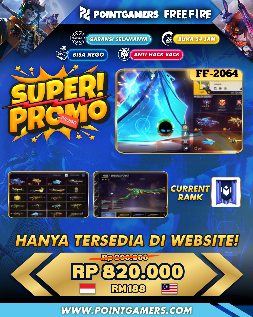 FF-2064 - PROMO 3 EVO MAX 3, SG2 TEROMPET 2RASA