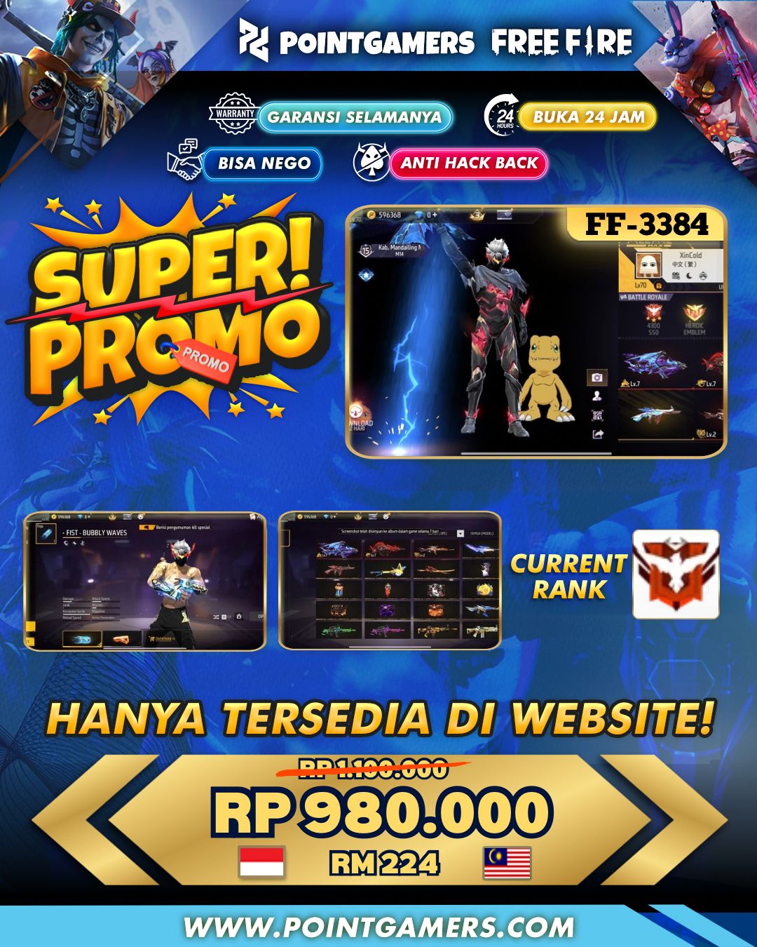 FF-3384 - PROMO MAX 2, SG 2 RAPER,TROMPET,MAMBA