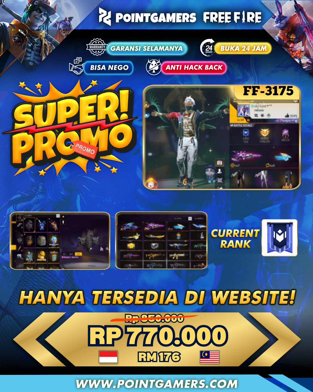 FF-3175 - PROMO 3 EVO 2 MAX, SG² TROMPET  X EVO 4RASA