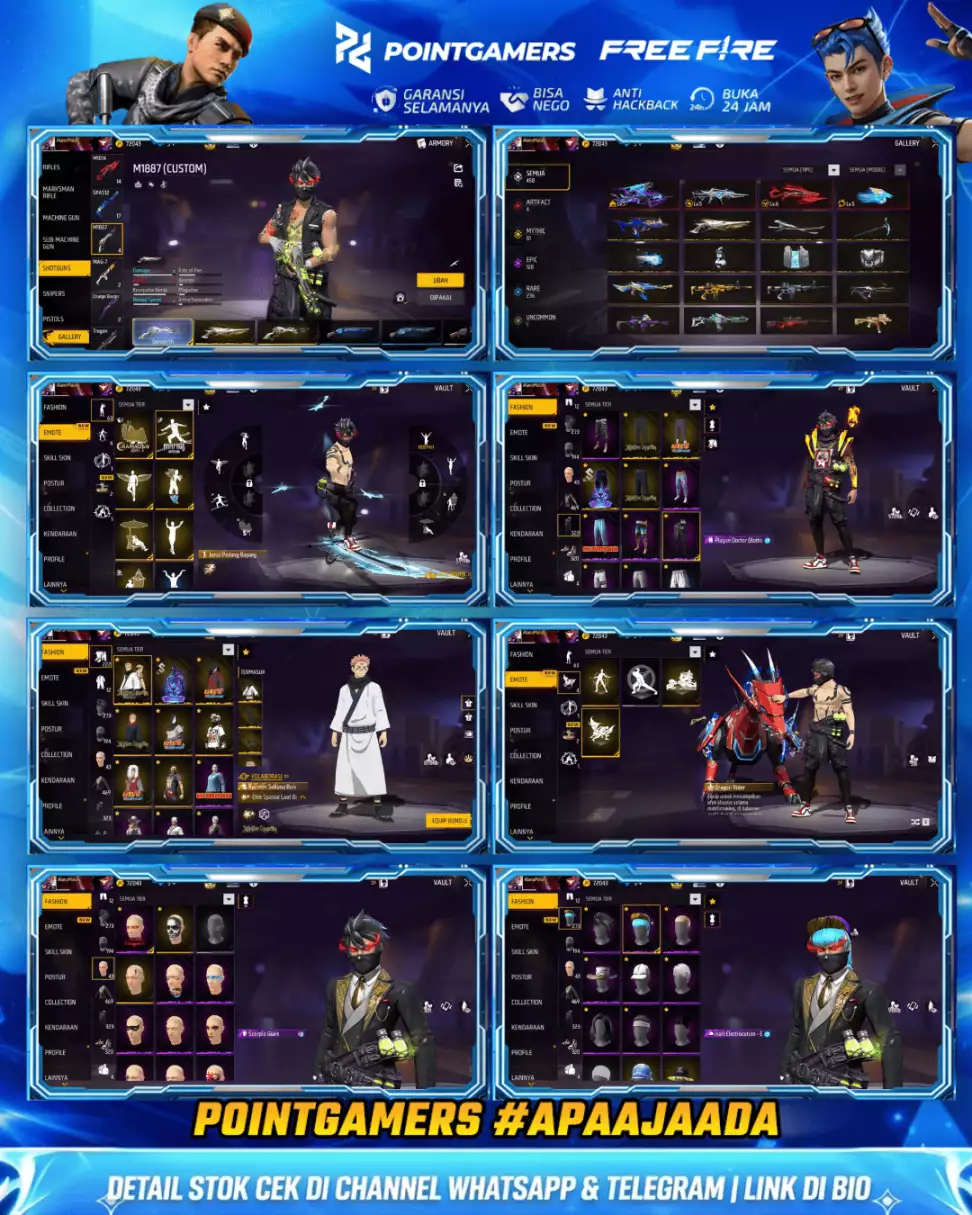 EVO 4 MAX 1 TW 2, S SG 2 LUMUT GURUN MAMBA BUNNY 2