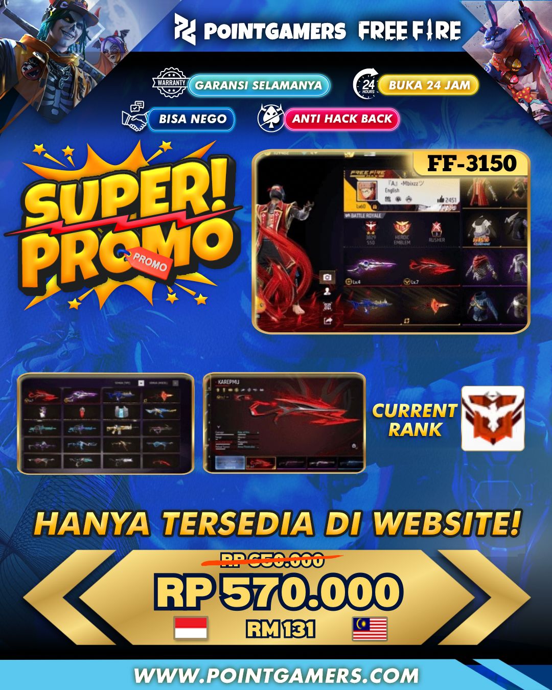FF-3150 - PROMO 2 EVO 1 MAX , SG² EVO 4RASA