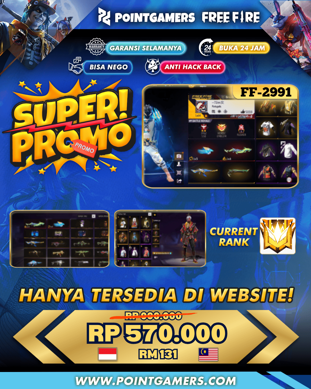 FF-2991 - PROMO OTW 2 EVO MAX , SG² MAMBA 2RASA