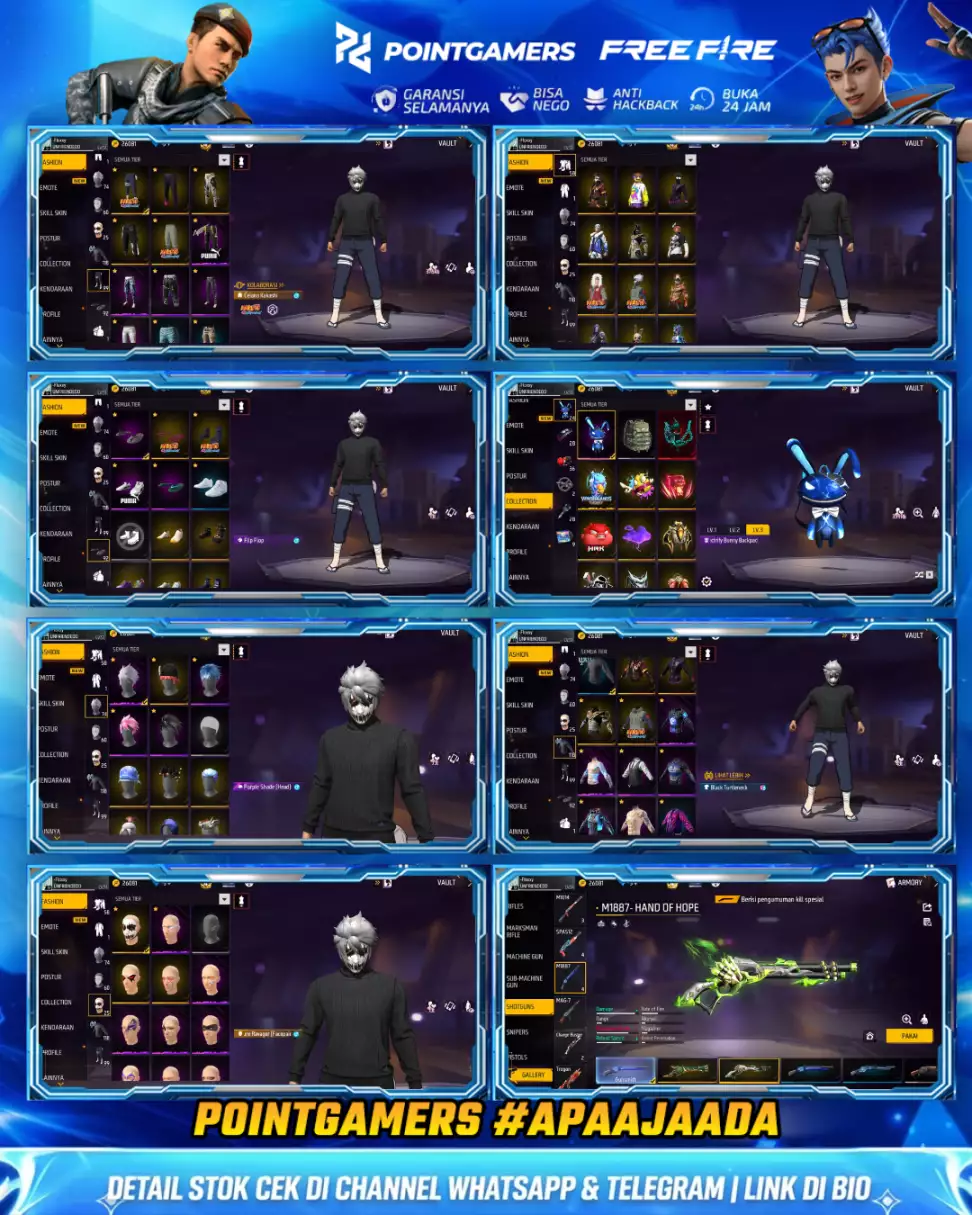 EVO : 1MAX : , SG 2 :  UNGU/REAPER 2