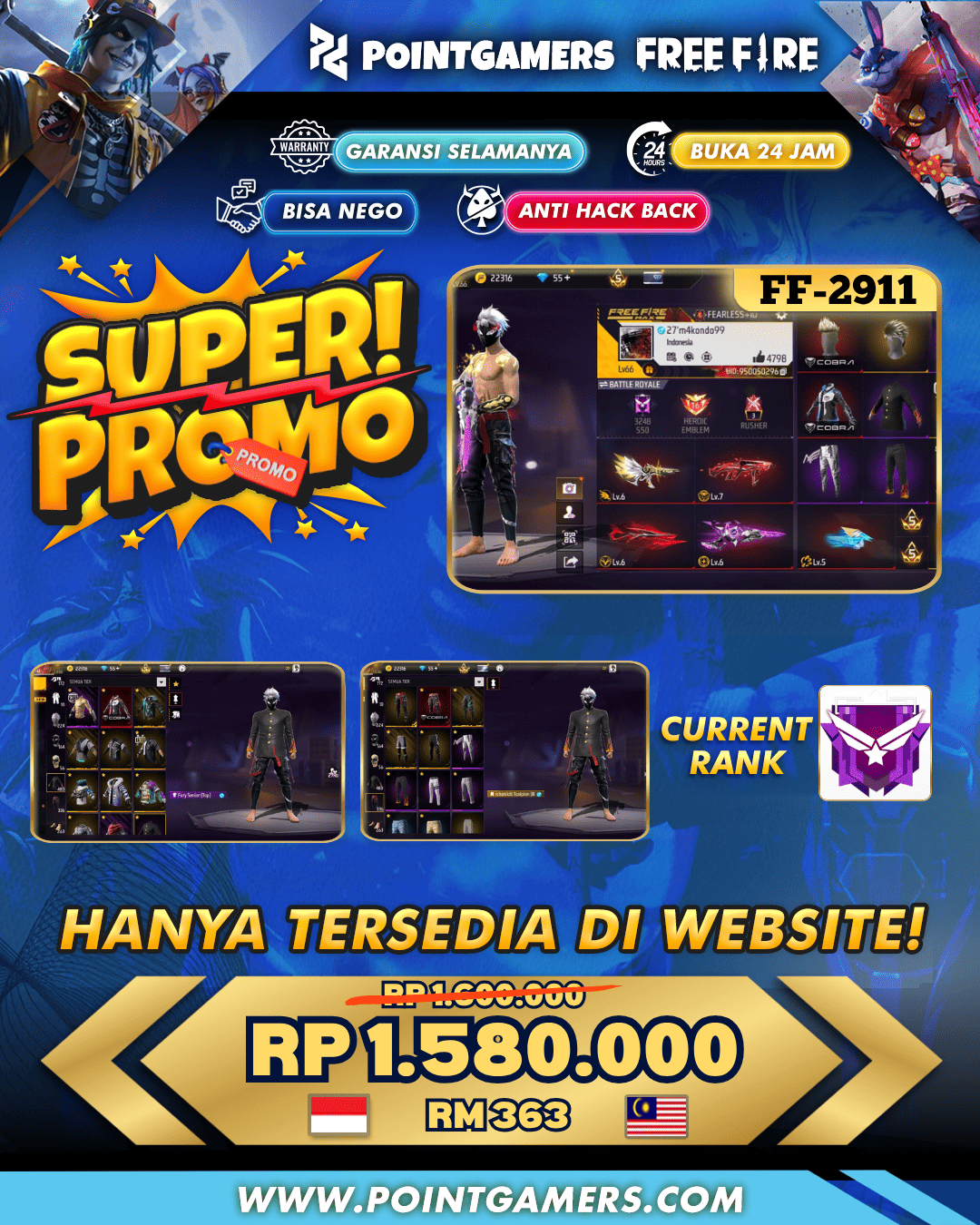 FF-2911 - PROMO 5 EVO OTW 5 MAX, SG 2 EVO GUN