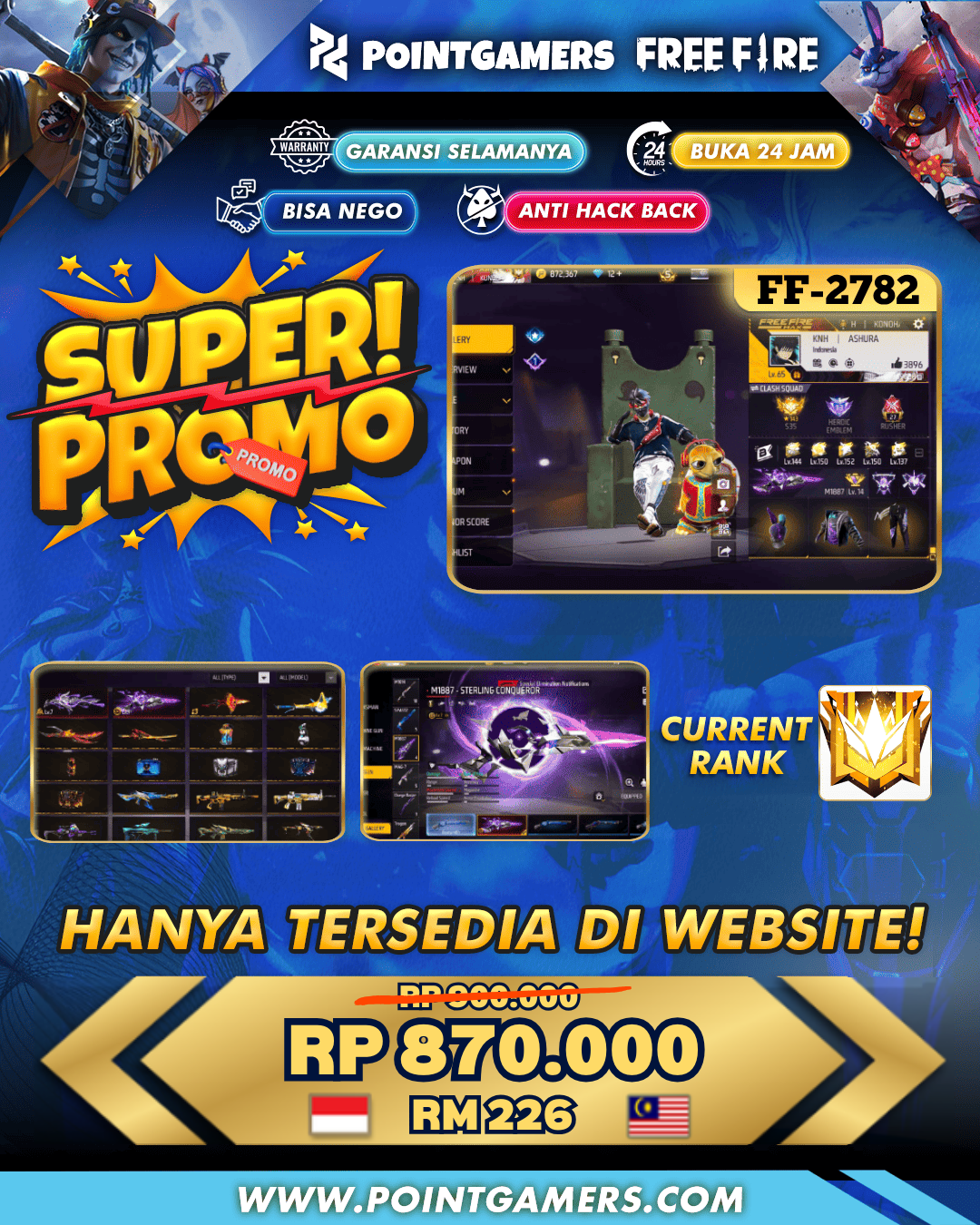 FF-2782 - PROMO 2 EVO MAX , SG² EVO 4RASA