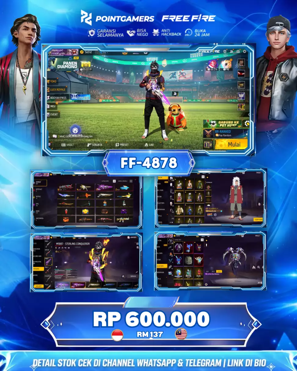 FF4878 - MAX 2 EVO 4, SG 2 : EVO, GURUN, PELURU SUCI, MAMBA