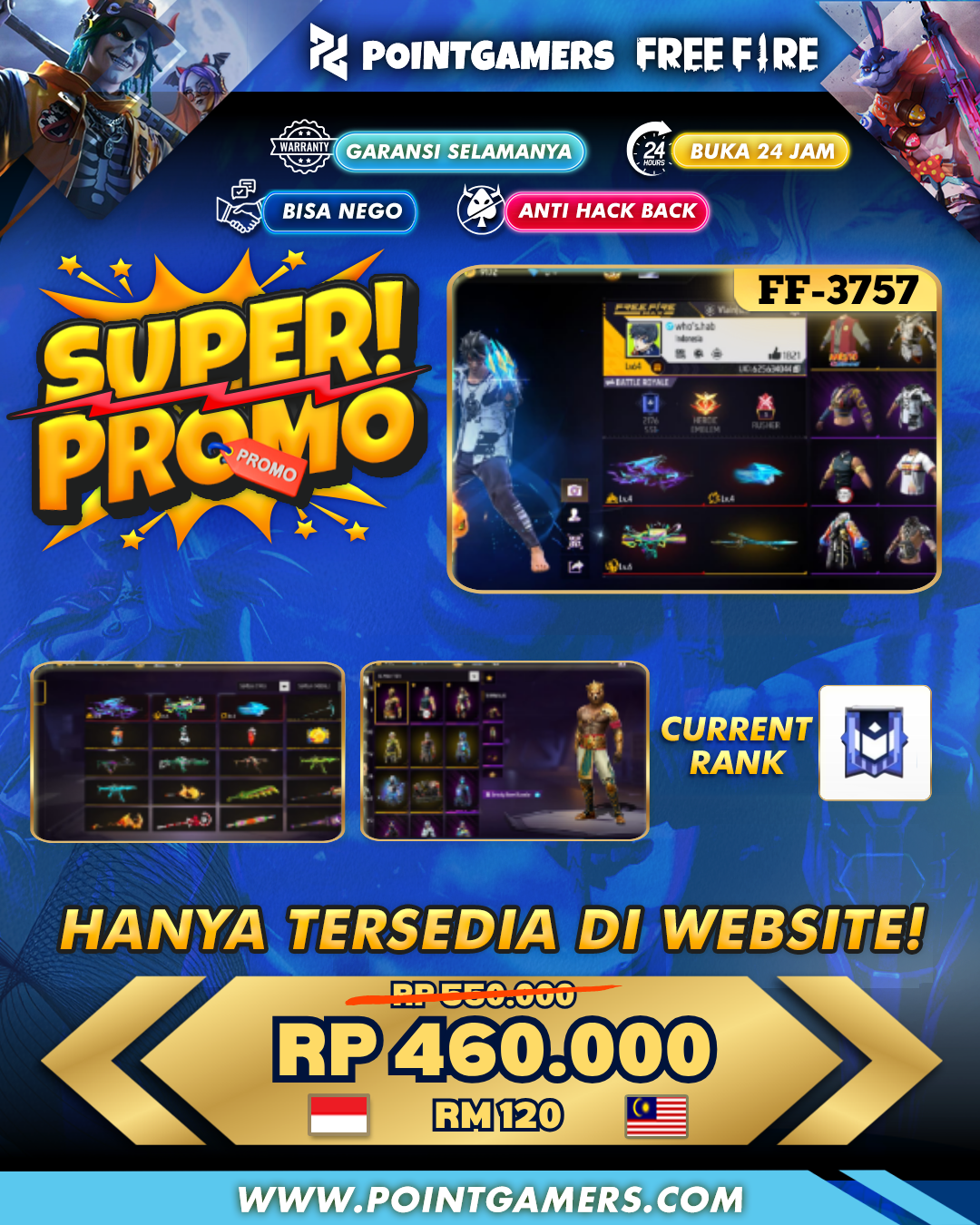 FF-3757 - PROMO 3 EVO OTW 2 MAX , SG² MAMBA 2RASA