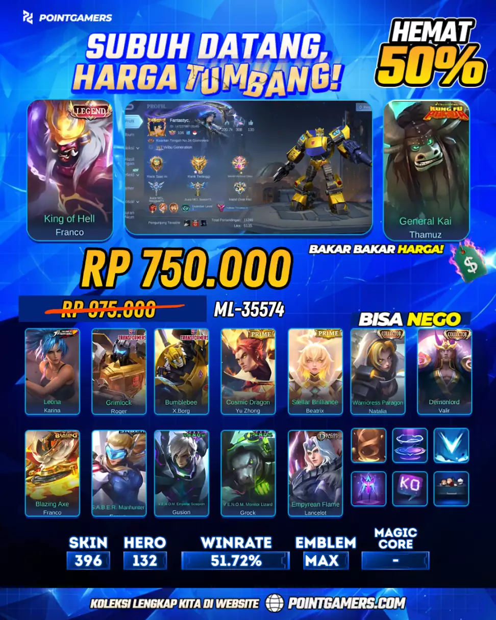 ML-35574 - FRANCO LEGEND, THAMUZ KUNGFU PANDA