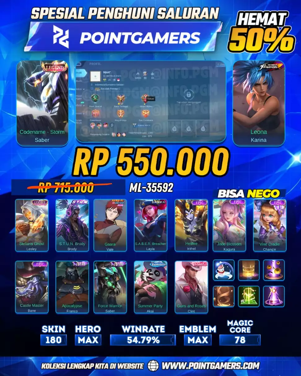 ML-35592 - SABER LEGEND, LESLEY LUCKYBOX