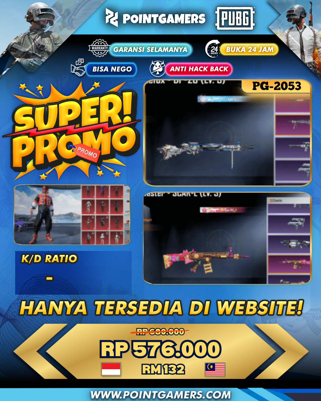 PG-2053 - PROMO AWM FIELD COMANDER LV 3, UMP BIT BLAST LV 4