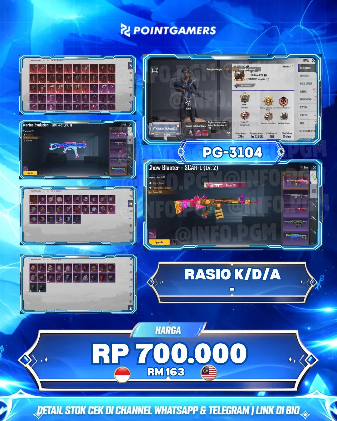 PG-3104 - UMP MARINE EVOLUTION LV 1, SCAR L CHOW BLASTER LV 2