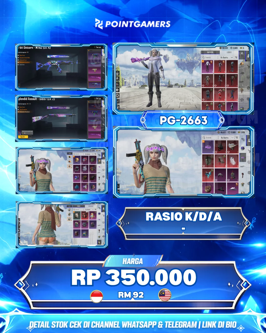 PG-2663 - S1897 SLENDID LVL 2, MP5K RETRO LVL1