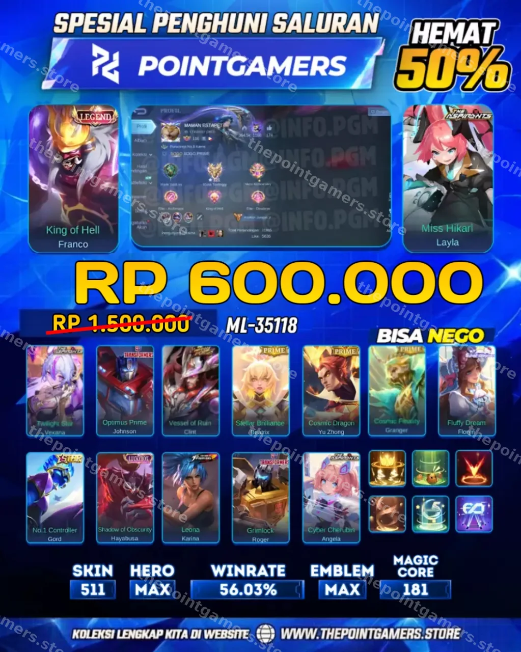 FRANCO LEGEND, LAYLA ASPIRANTS 1