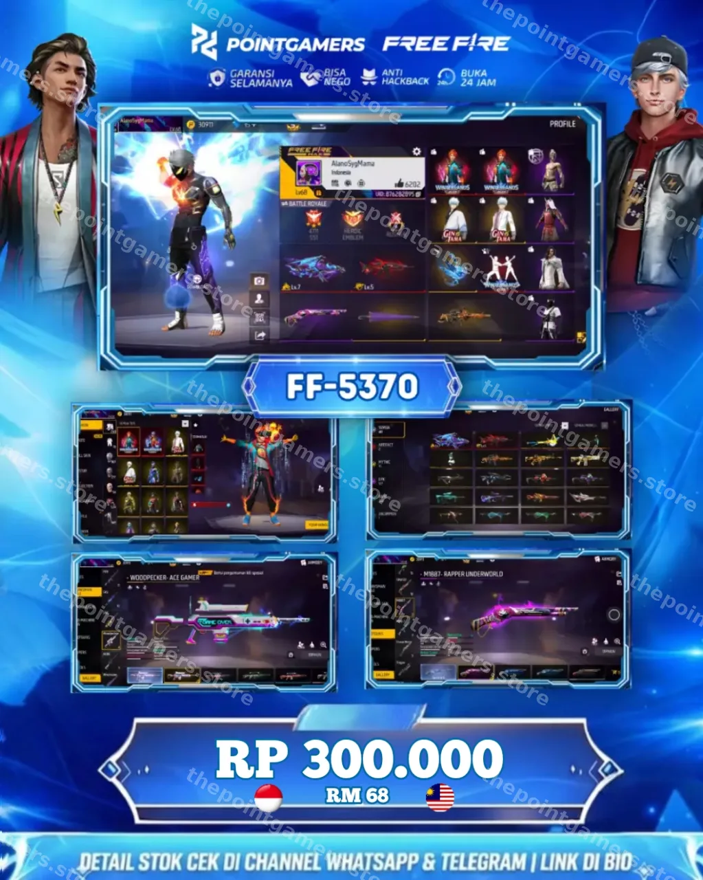 EVO : ADA 2, MAX 1, SG2 : 3 RADA UNGU MAMBA BUNNY 1