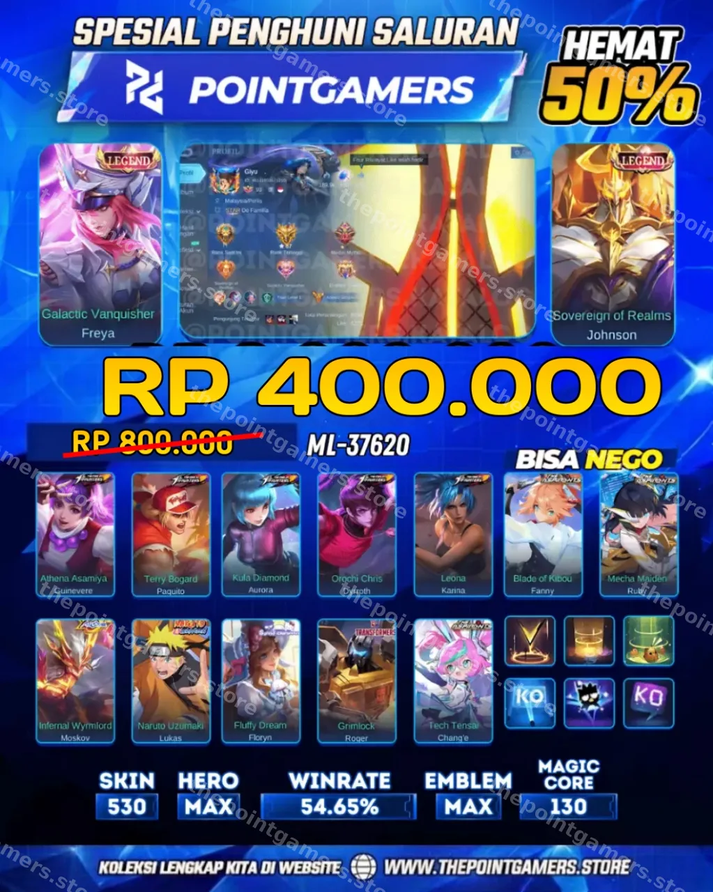 ML-37620 - FREYA LEGEND, JOHNSON LEGEND