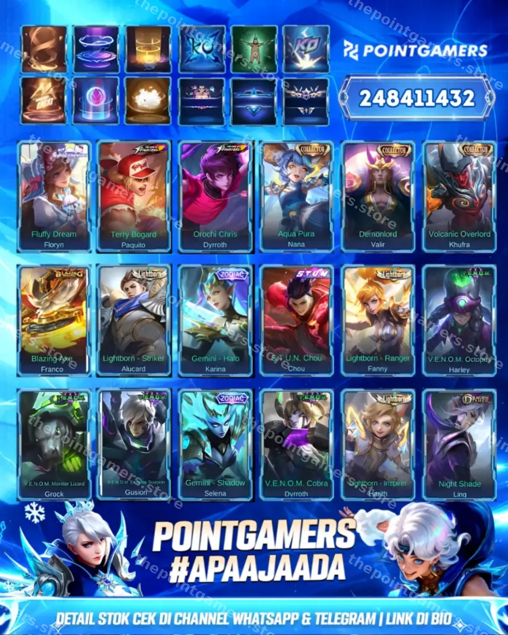 MIYA LEGEND, FREYA LEGEND 3