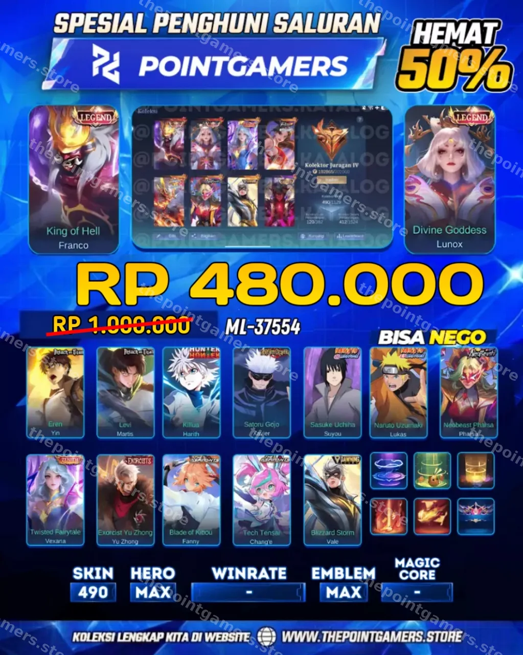 FRANCO LEGEND, LUNOX LEGEND 1