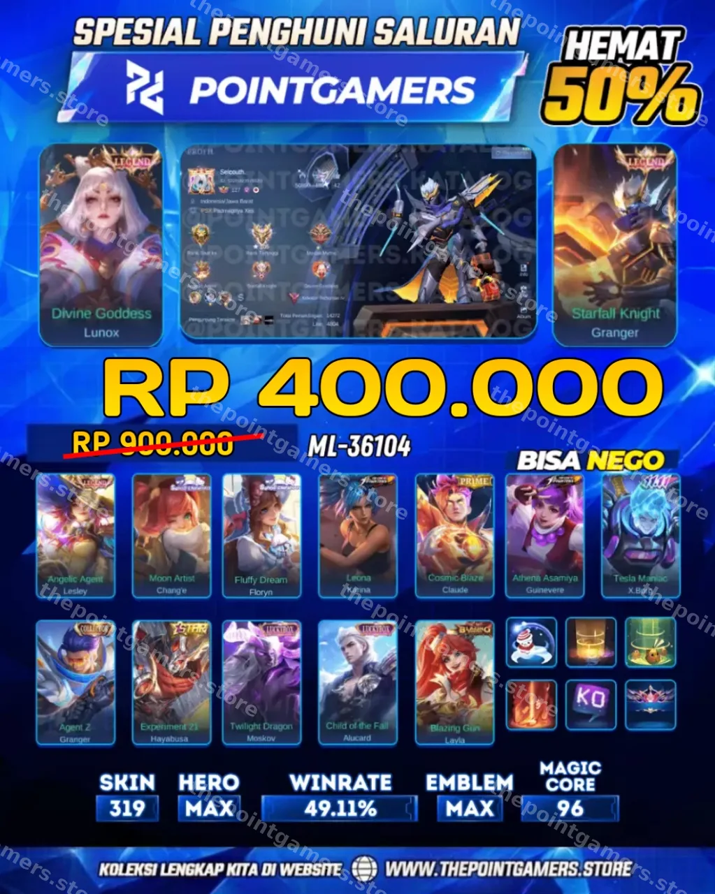 ML-36104 - LUNOX LEGEND, ROGER TRANSFORMER