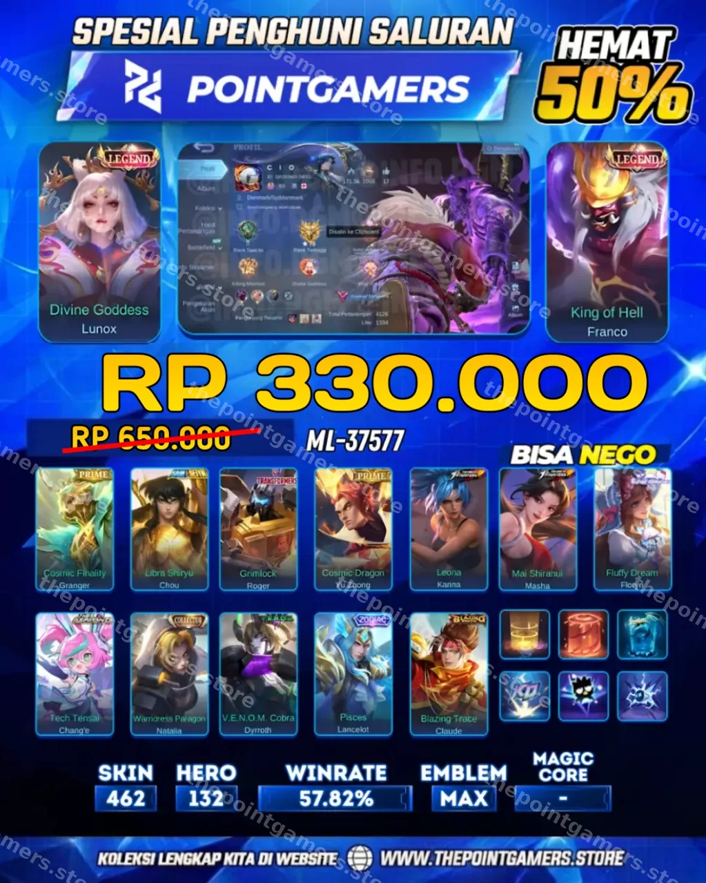 ML-37577 - LUNOX LEGEND, FRANCO LEGEND