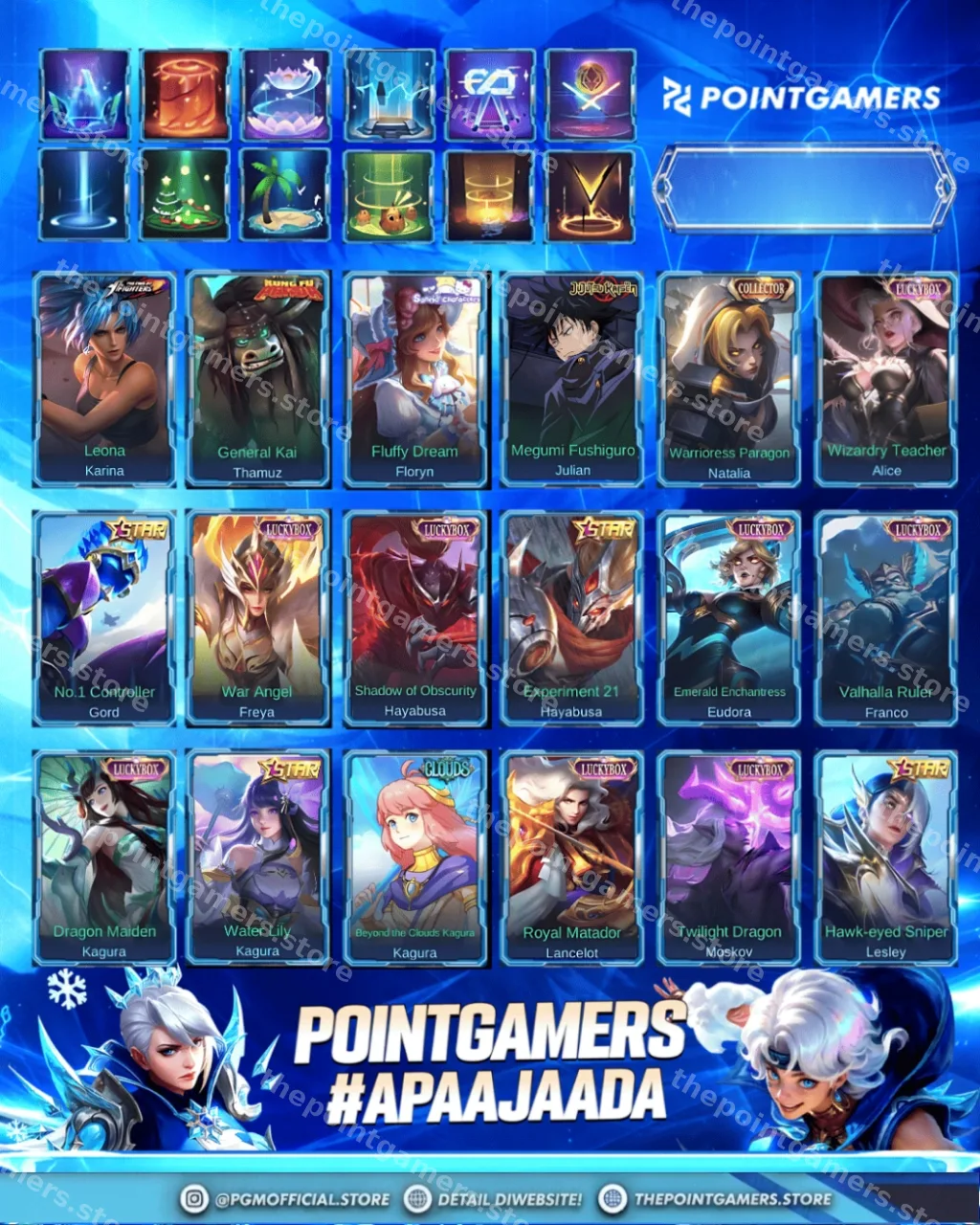 PROMO FRANCO LEGEND, GUSION LEGEND 2