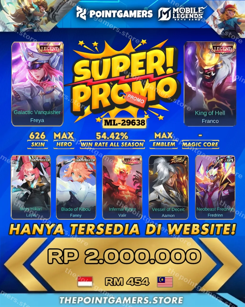 ML-29638 - PROMO FRANCO LEGEND, FREYA LEGEND