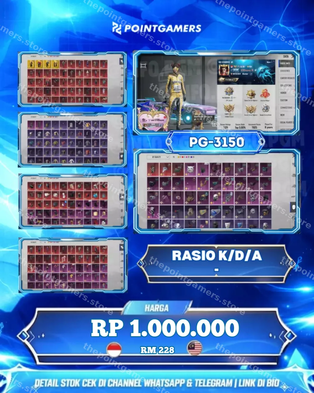 PG – 3150 - SHINOBI KAMI M416 LV6, ABYSSAL HOWL AUG LV4